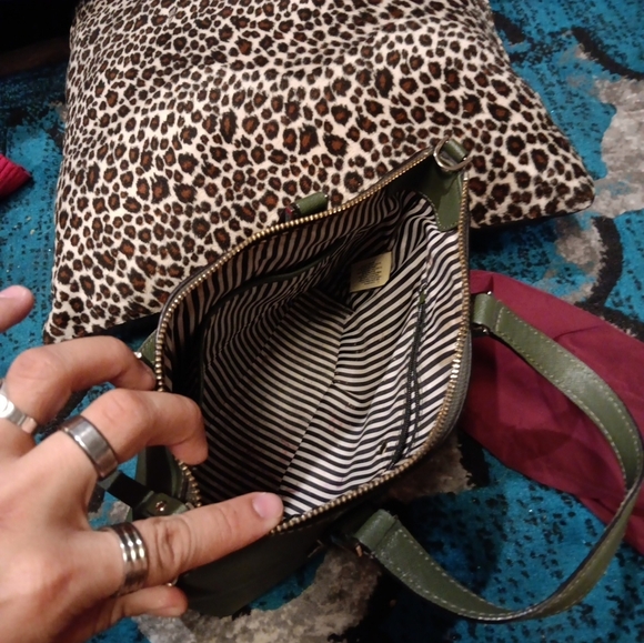 Kate Spade New York Mini Handbag In Color Green Leather - Picture 6 of 6